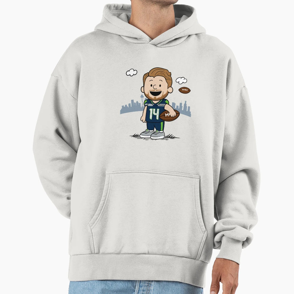 Sam Darnold X Charlie Brown Hoodie - Trendy Graphic Men Women - T-Shirt, Sweatshirt, Hoodie