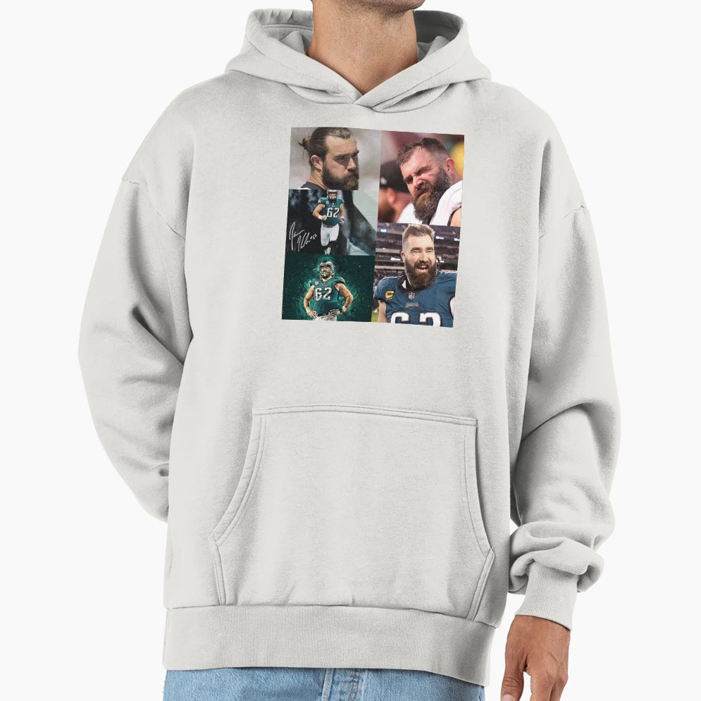 JK Signed Collage Hoodie - Custom Art Print Men Women - T-Shirt, Sweatshirt, Hoodie