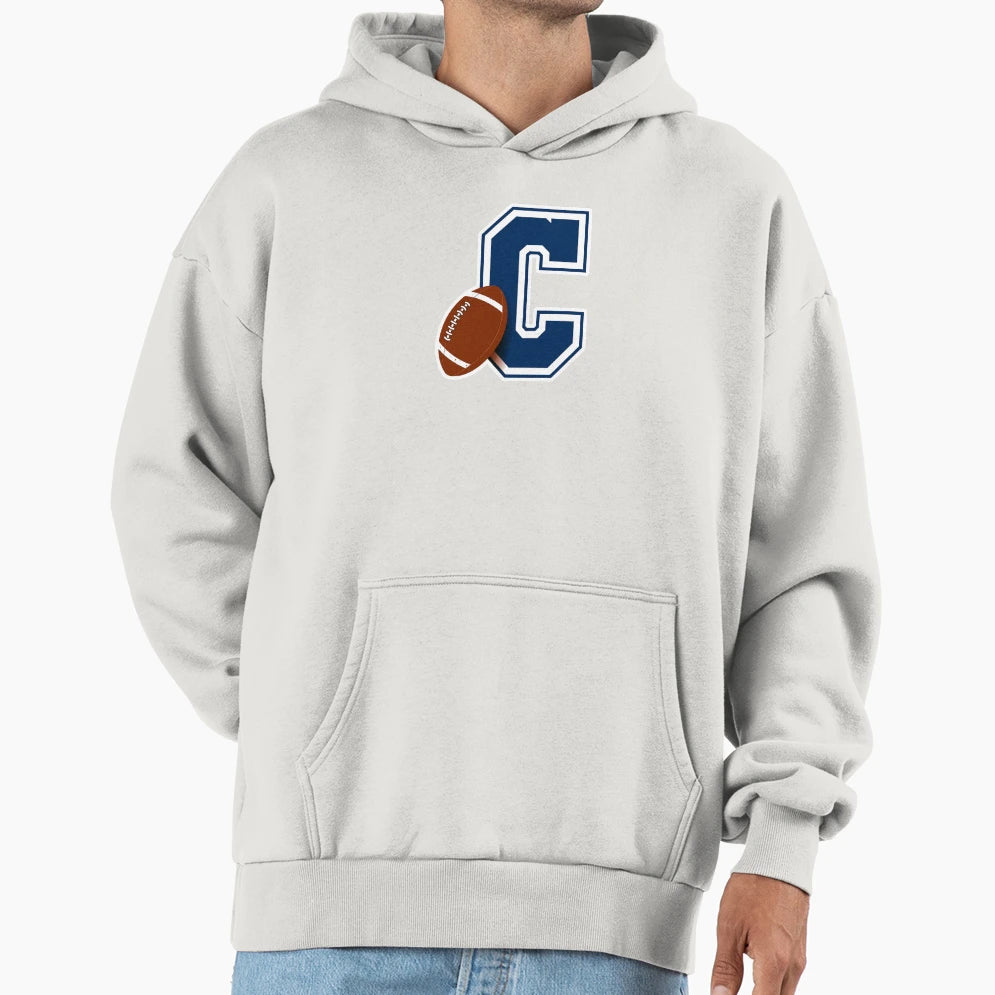 Dallas Football Monogram Hoodie - Aesthetic Graphic for Adults - T-Shirt, Sweatshirt, Hoodie