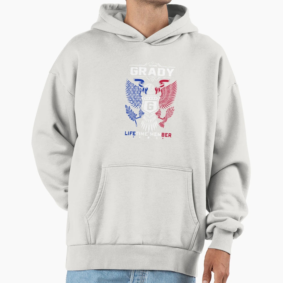 Grady Name Grady Eagle Lifetime Member T-Shirt - Unique Graphic for Adults - T-Shirt, Sweatshirt, Hoodie