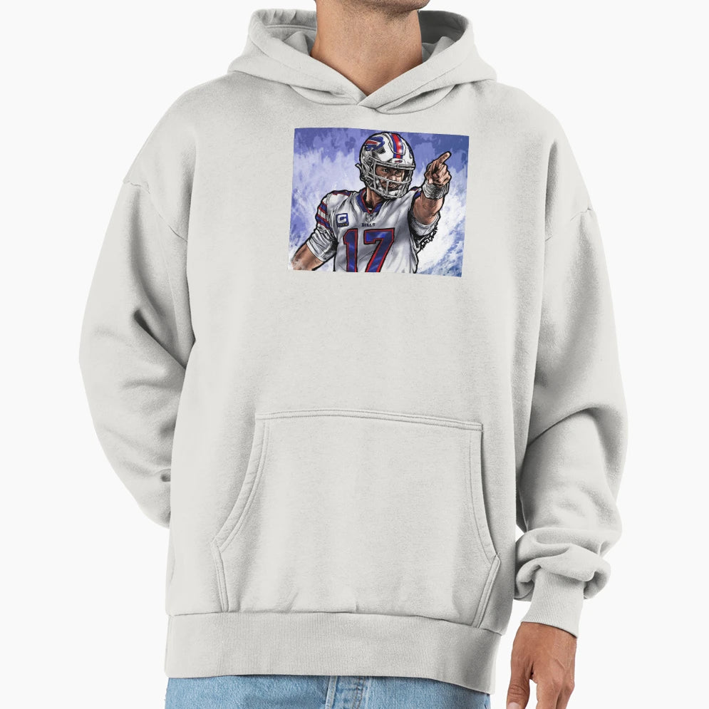 Allen First Down Full Hoodie - Fun Novelty Design Men Women - T-Shirt, Sweatshirt, Hoodie