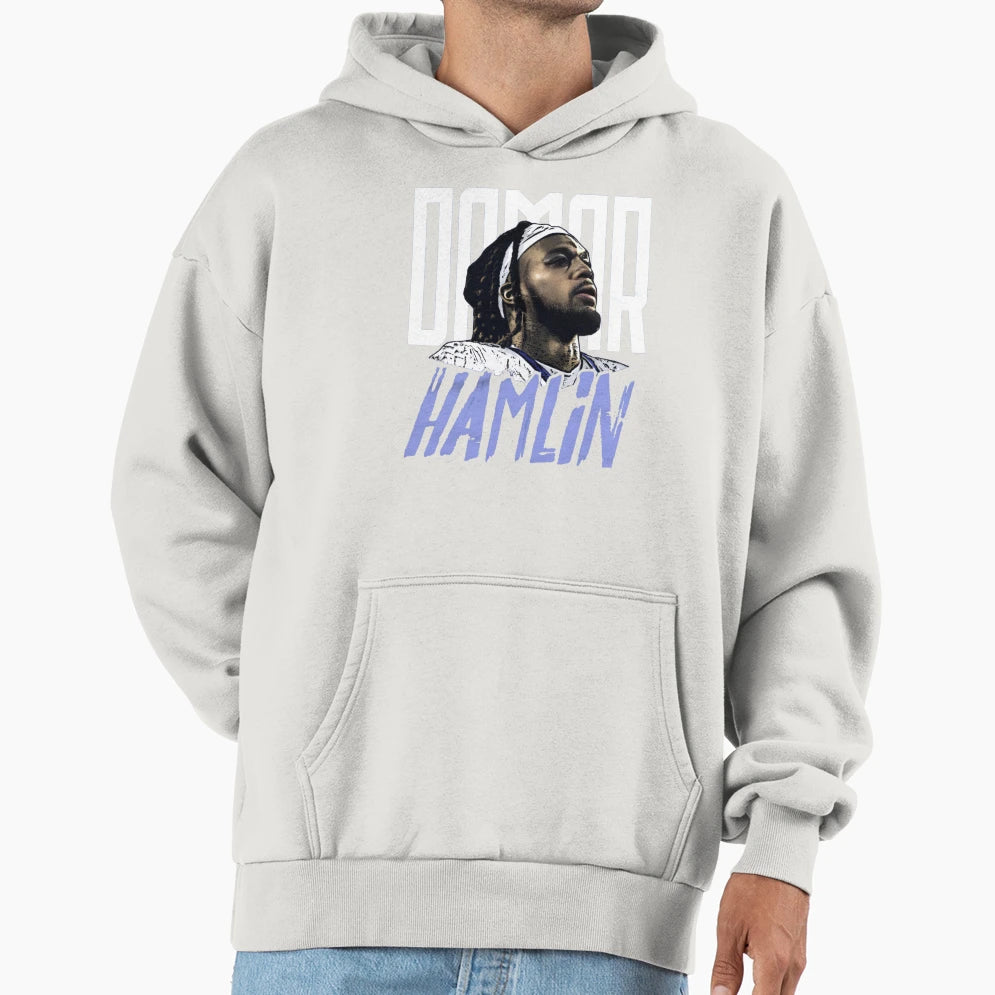 Damar Hamlin Hoodie - Aesthetic Graphic Men Women - T-Shirt, Sweatshirt, Hoodie