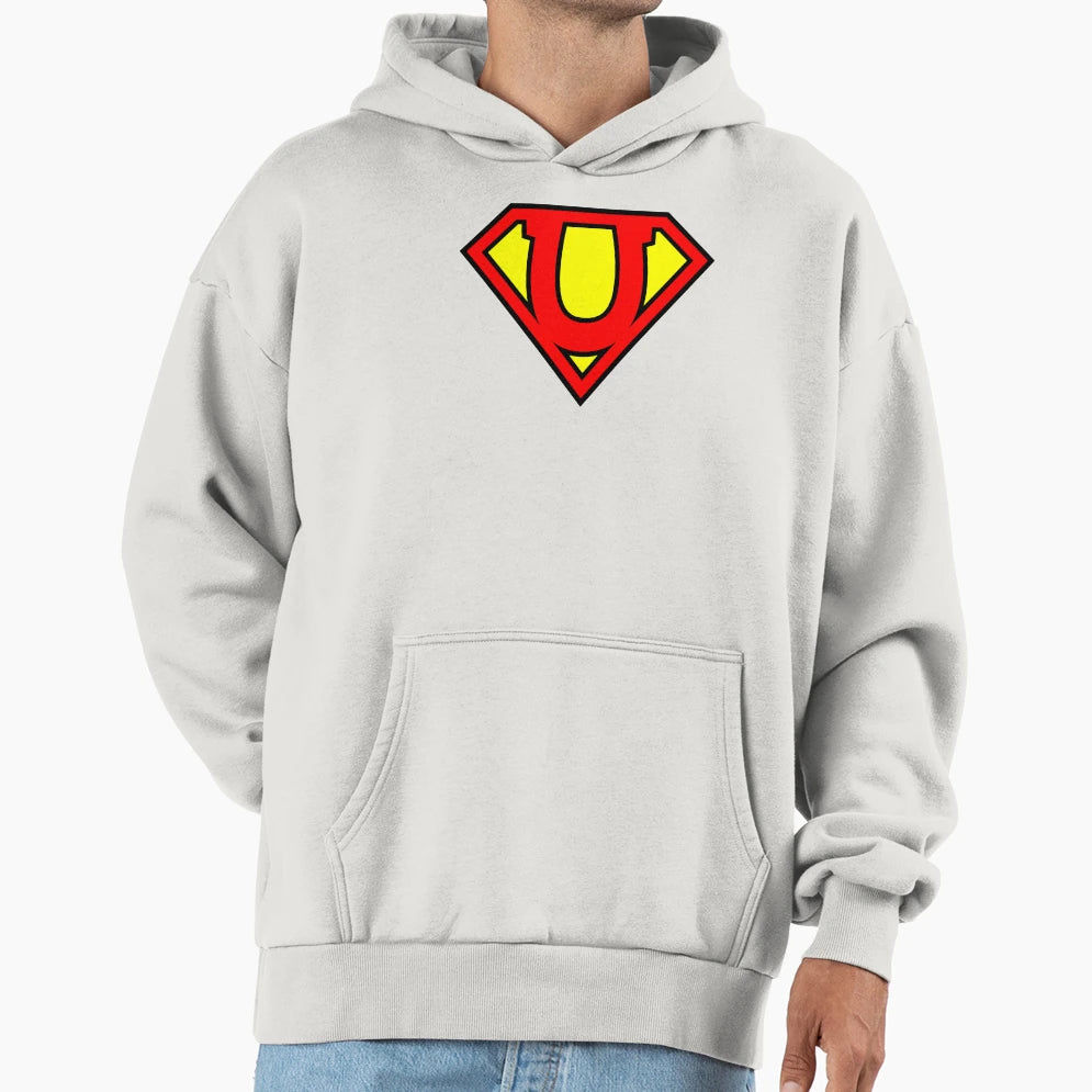 Letter U Super Letter Vol 1 Hoodie - Minimalist Print Men Women - T-Shirt, Sweatshirt, Hoodie