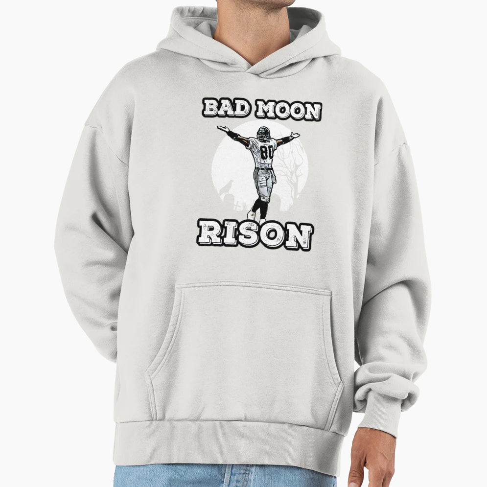 Andre Rison Bad Moon Rison Hoodie - Custom Art Print Men Women - T-Shirt, Sweatshirt, Hoodie