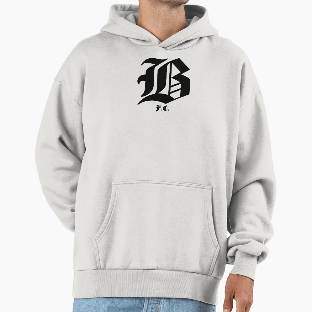 Bay F C Black Font Hoodie - Streetwear Style Men Women - T-Shirt, Sweatshirt, Hoodie