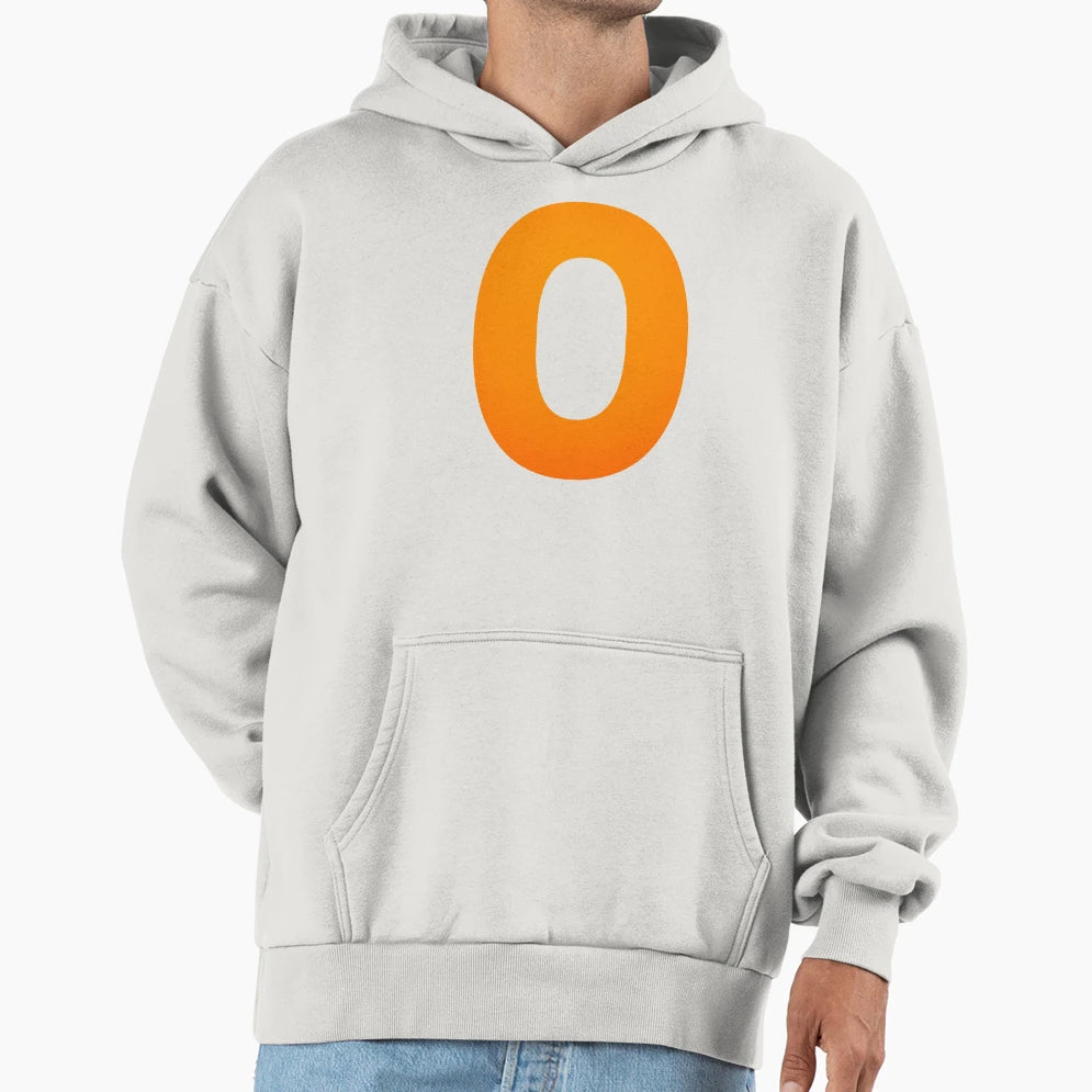 Letter O Nice Orange Letter O Hoodie - Custom Art Print Men Women - T-Shirt, Sweatshirt, Hoodie
