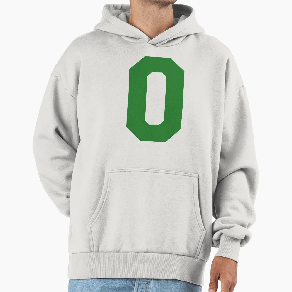 Alphabet Green O Sports Letter O Hoodie - Graphic Print Unisex - T-Shirt, Sweatshirt, Hoodie