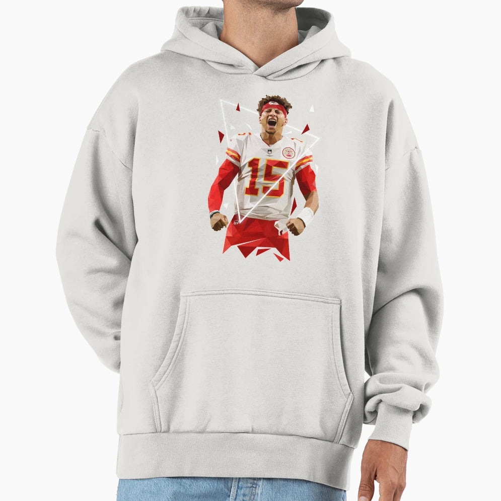 American Football Player Hoodie - Unique Graphic for Adults - T-Shirt, Sweatshirt, Hoodie