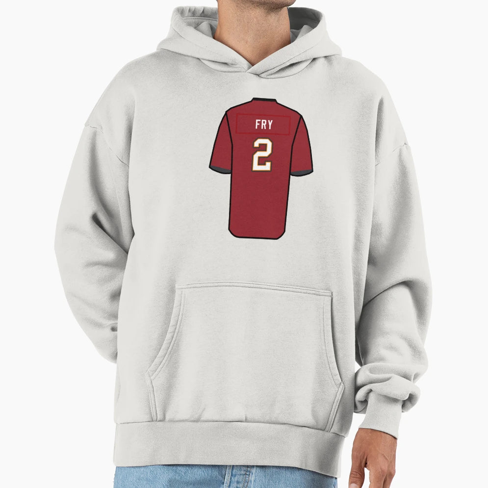 Elliott Fry Jersey Hoodie - Fun Novelty Design Unisex - T-Shirt, Sweatshirt, Hoodie