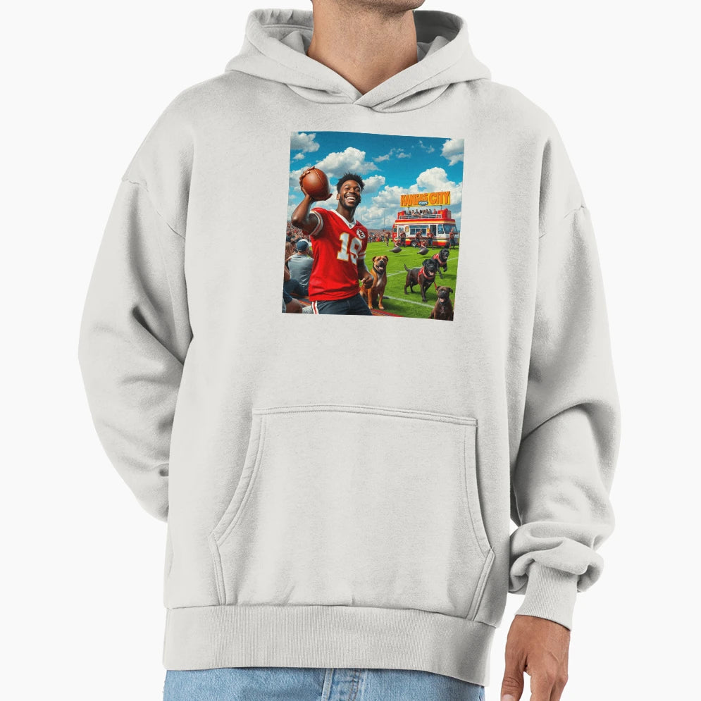Champions Smile Heart Chiefs Kingdom Hoodie - Custom Art Print for Adults - T-Shirt, Sweatshirt, Hoodie