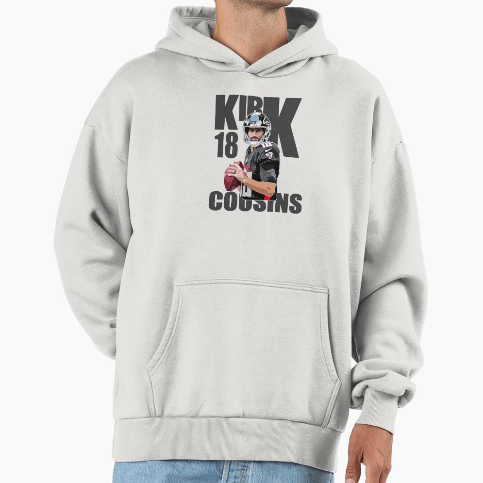 Kirk Cousins 18 Kirko Football Fan Hoodie - Trendy Graphic Men Women - T-Shirt, Sweatshirt, Hoodie