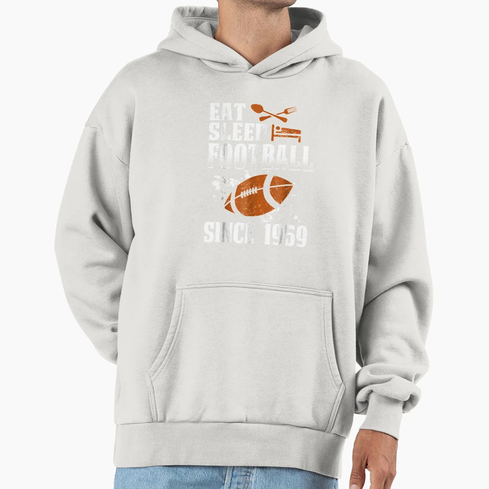 Eat Sleep Since 1959 58 Years Old Hoodie - Streetwear Style for Adults - T-Shirt, Sweatshirt, Hoodie