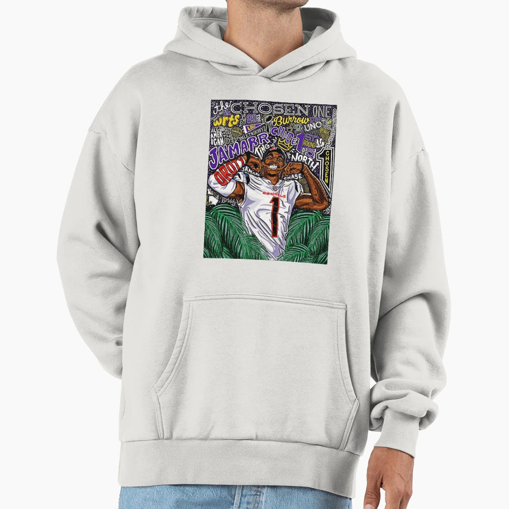 Jamarr Chase Hoodie - Fun Novelty Design for Adults - T-Shirt, Sweatshirt, Hoodie