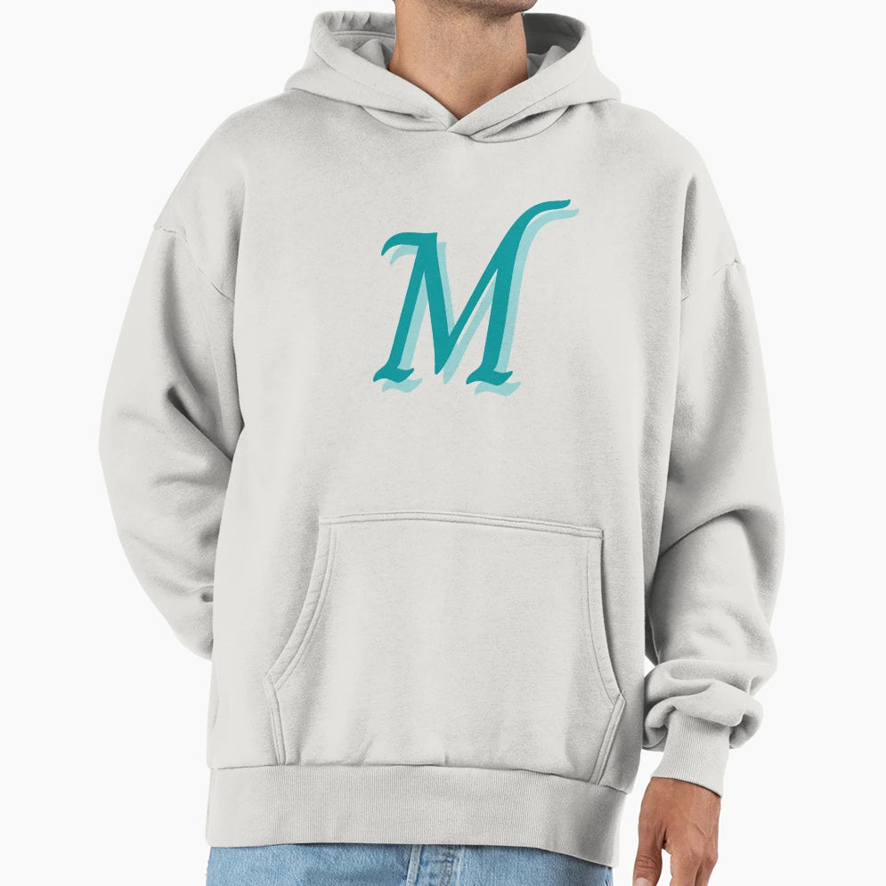 Letter M Hoodie - Novelty Apparel for Adults - T-Shirt, Sweatshirt, Hoodie