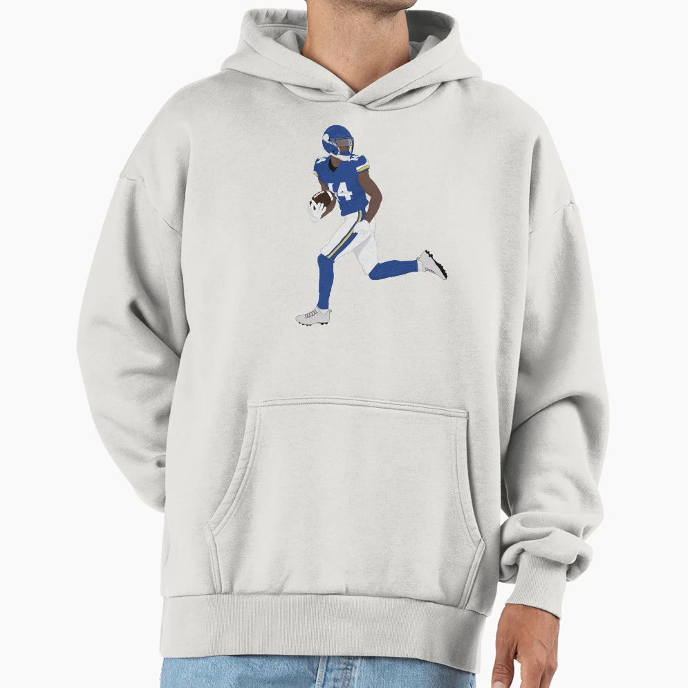 Football Run Hoodie - Novelty Apparel for Adults - T-Shirt, Sweatshirt, Hoodie