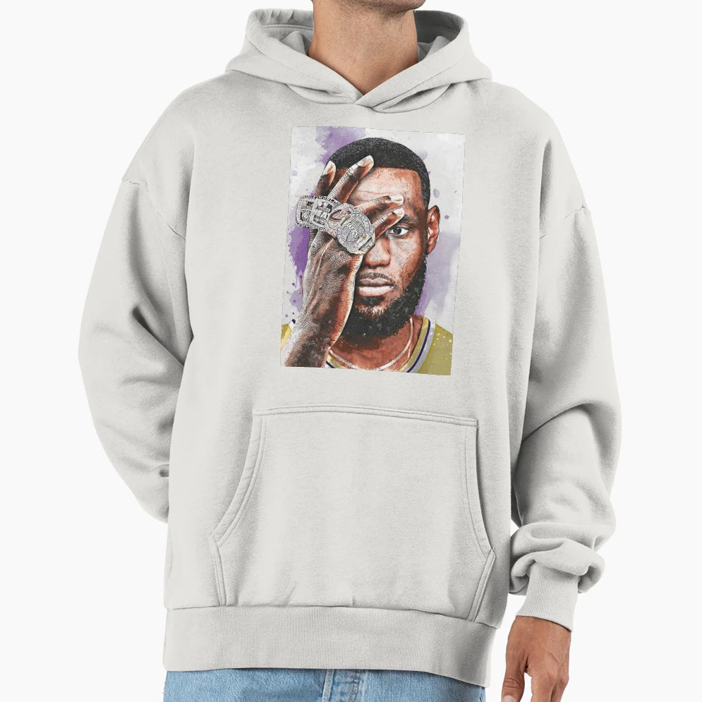 Illustration Lebron James Art Hoodie - Graphic Print Unisex - T-Shirt, Sweatshirt, Hoodie