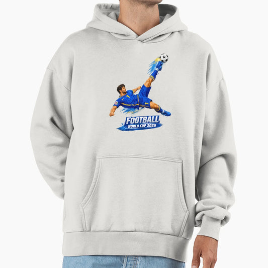 2026 World Cup Dynamic Footballer Hoodie - Novelty Apparel Unisex - T-Shirt, Sweatshirt, Hoodie