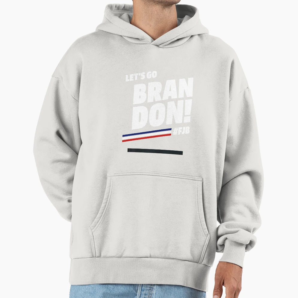 Lets Go Brandon Fjb Usa Political Gift Hoodie - Streetwear Style Unisex - T-Shirt, Sweatshirt, Hoodie