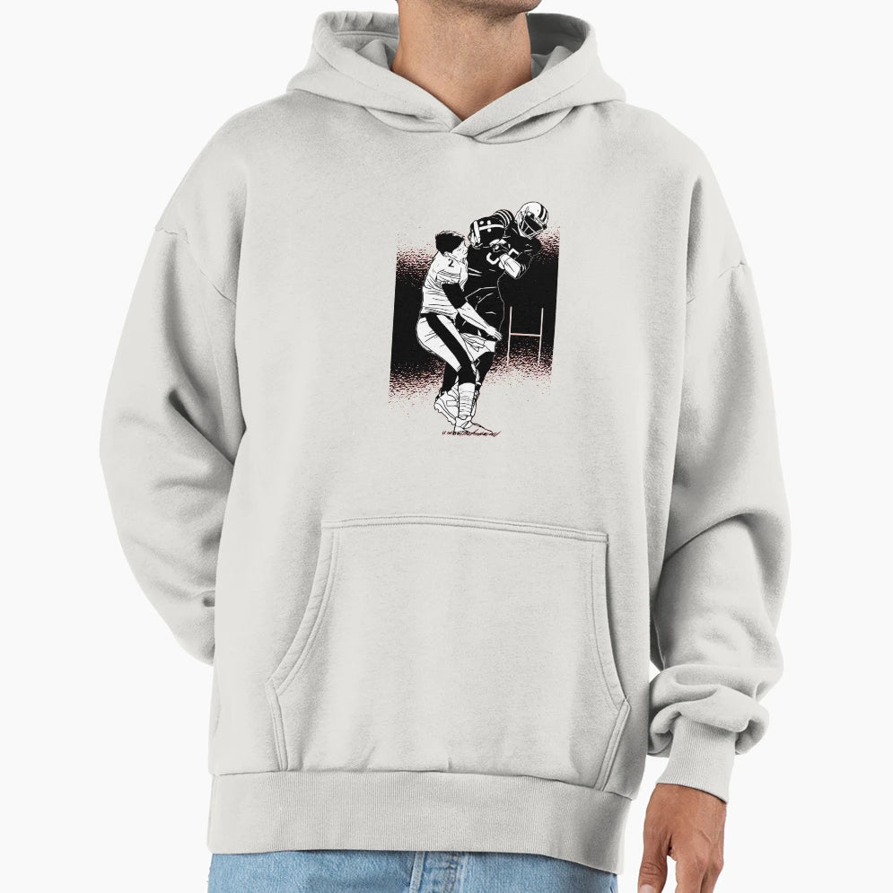 Football Players Hoodie - Custom Art Print for Adults - T-Shirt, Sweatshirt, Hoodie