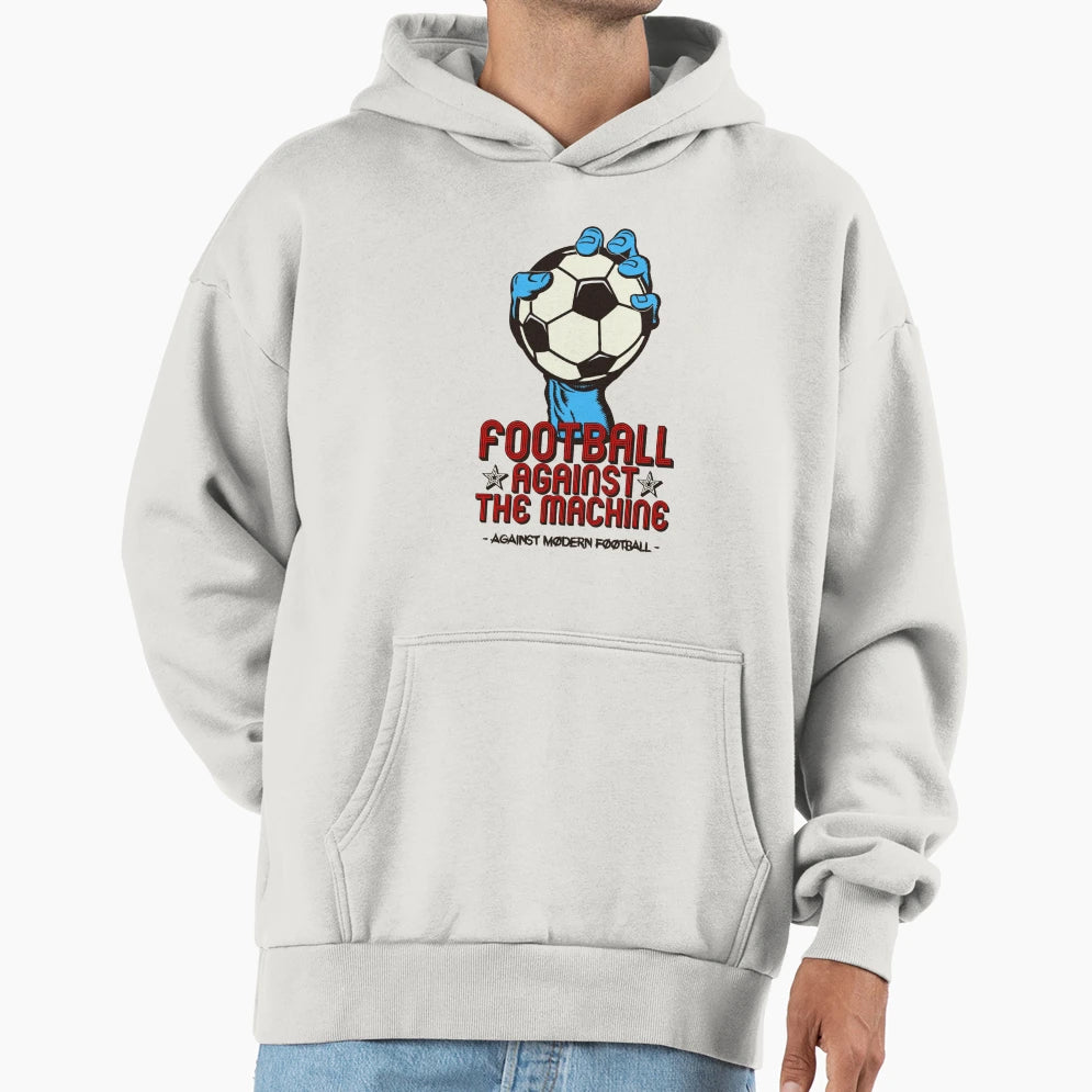 Football Against Machine Hoodie - Novelty Apparel Men Women - T-Shirt, Sweatshirt, Hoodie
