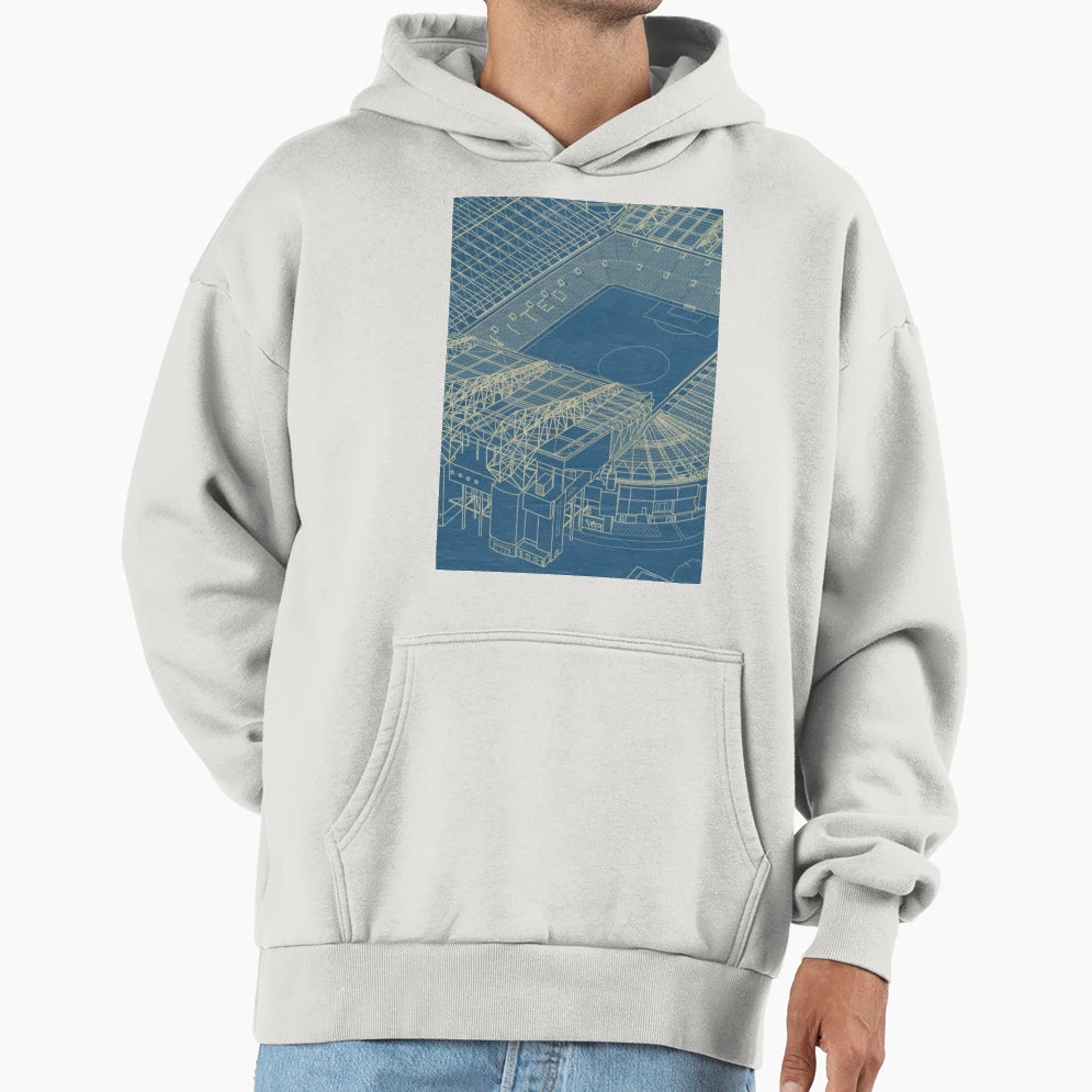 Old Trafford Hoodie - Aesthetic Graphic for Adults - T-Shirt, Sweatshirt, Hoodie