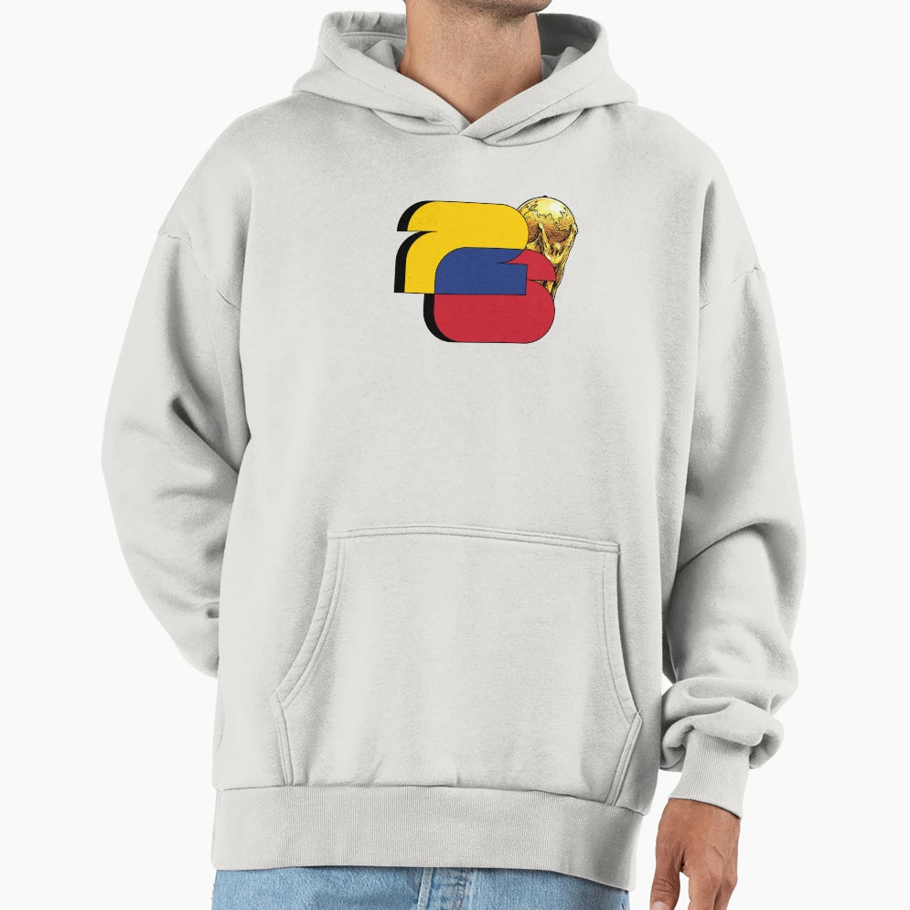 Colombia Futbol Hoodie - Unique Graphic Unisex - T-Shirt, Sweatshirt, Hoodie