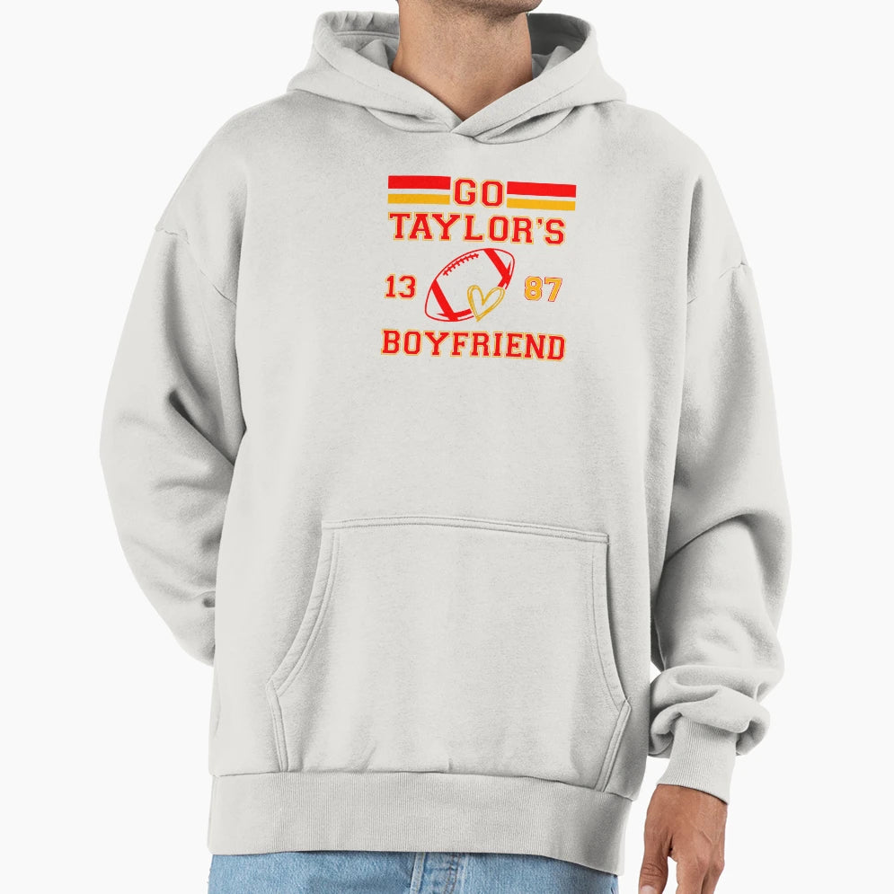 Go Taylors Boyfriend Hoodie - Aesthetic Graphic Unisex - T-Shirt, Sweatshirt, Hoodie