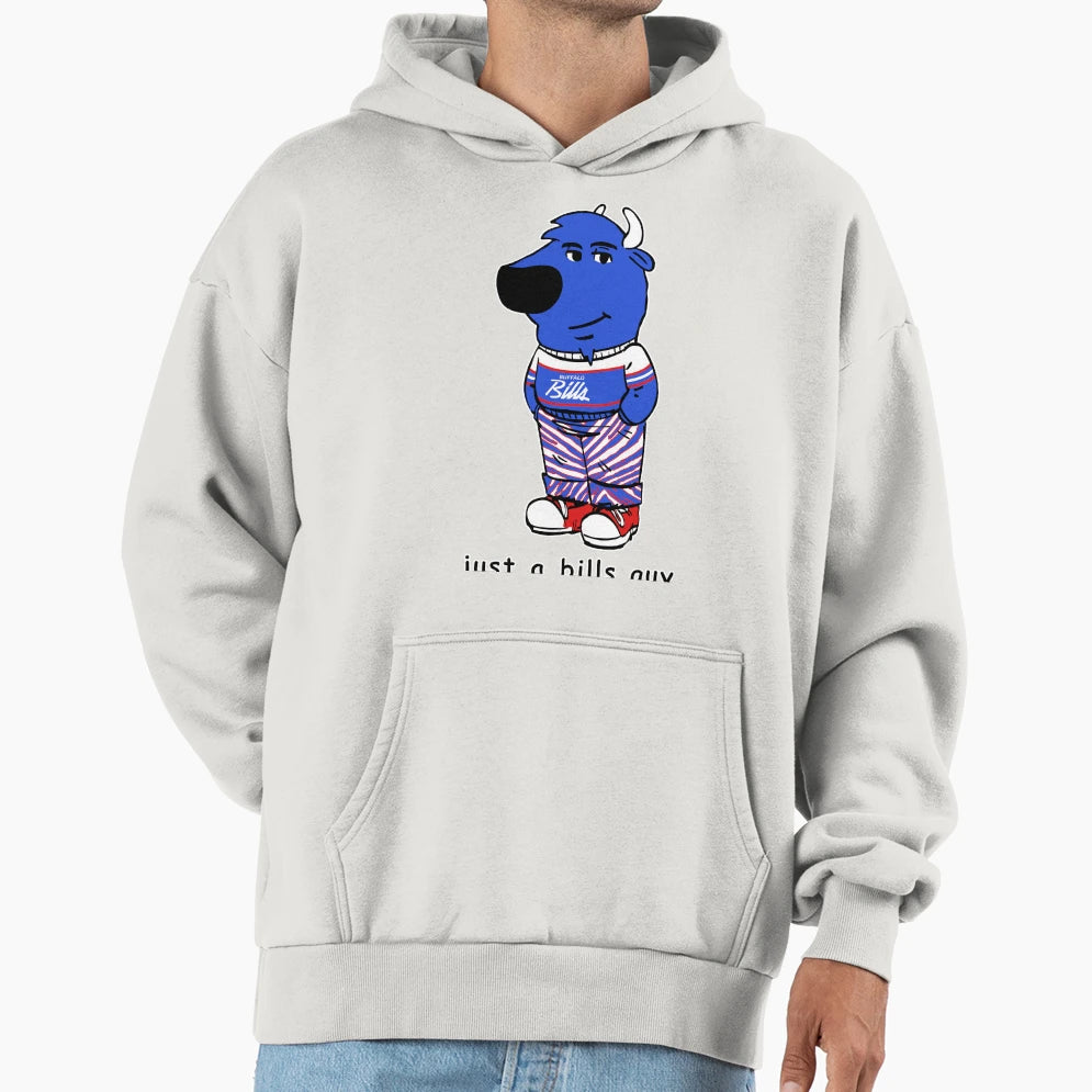 Just Bills Guy Meme Hoodie - Minimalist Print for Adults - T-Shirt, Sweatshirt, Hoodie