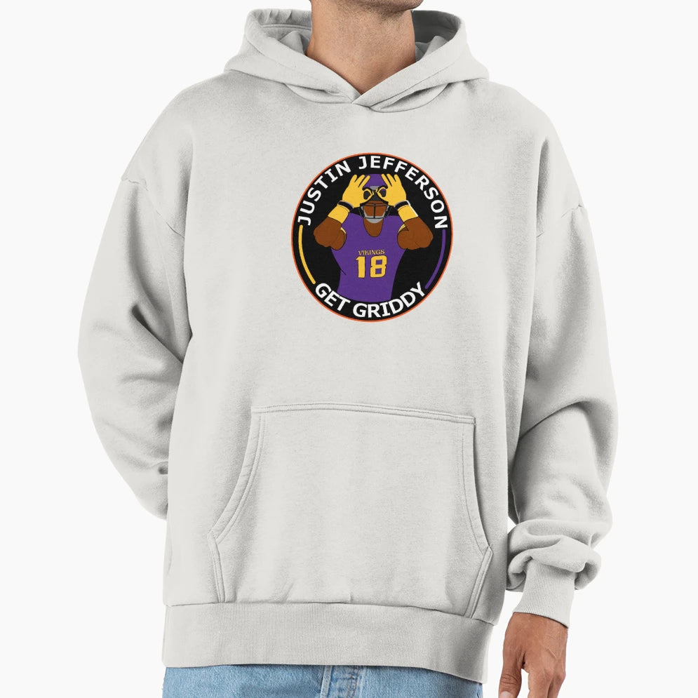 Get Griddy Icon Series Hoodie - Unique Graphic for Adults - T-Shirt, Sweatshirt, Hoodie