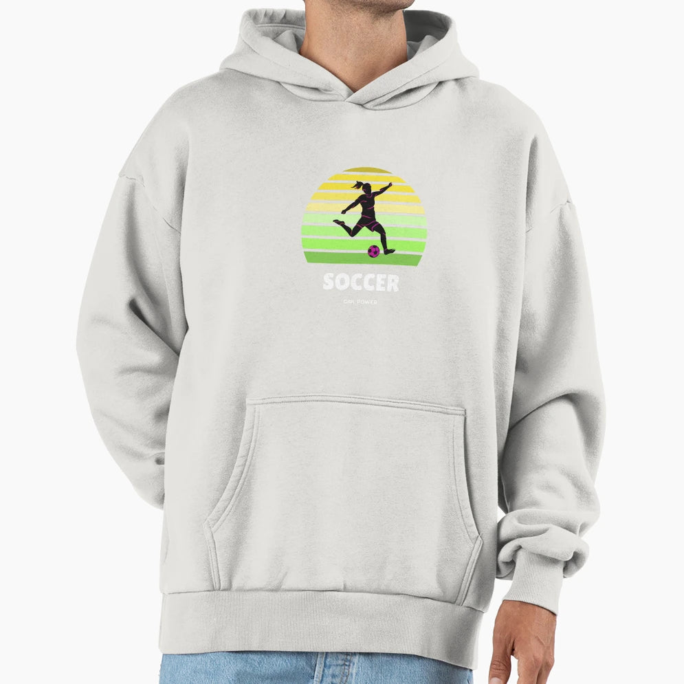 Soccer Power Hoodie - Custom Art Print for Adults - T-Shirt, Sweatshirt, Hoodie