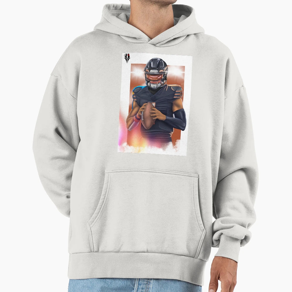 Bears Qb Justin Fields Hoodie - Novelty Apparel Unisex - T-Shirt, Sweatshirt, Hoodie