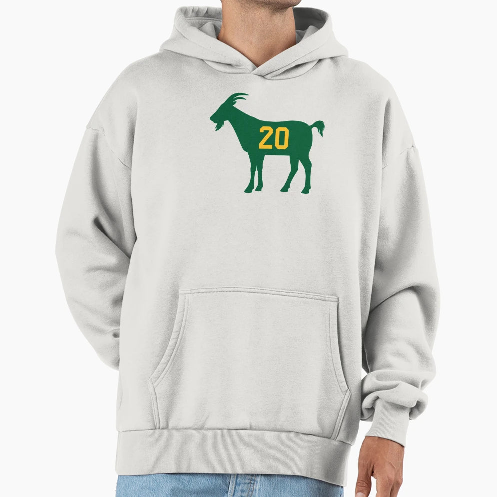 Sea Goat 20 White Hoodie - Minimalist Print Unisex - T-Shirt, Sweatshirt, Hoodie