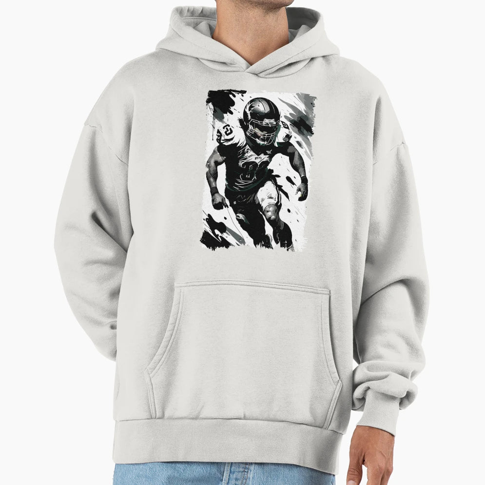 Nfl Football Player Portrait Abstract Hoodie - Graphic Print Men Women - T-Shirt, Sweatshirt, Hoodie