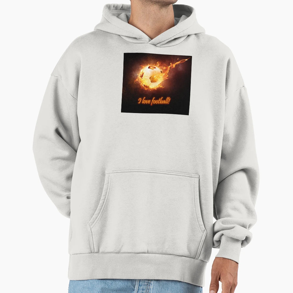 I Love Football Hoodie - Novelty Apparel Men Women - T-Shirt, Sweatshirt, Hoodie