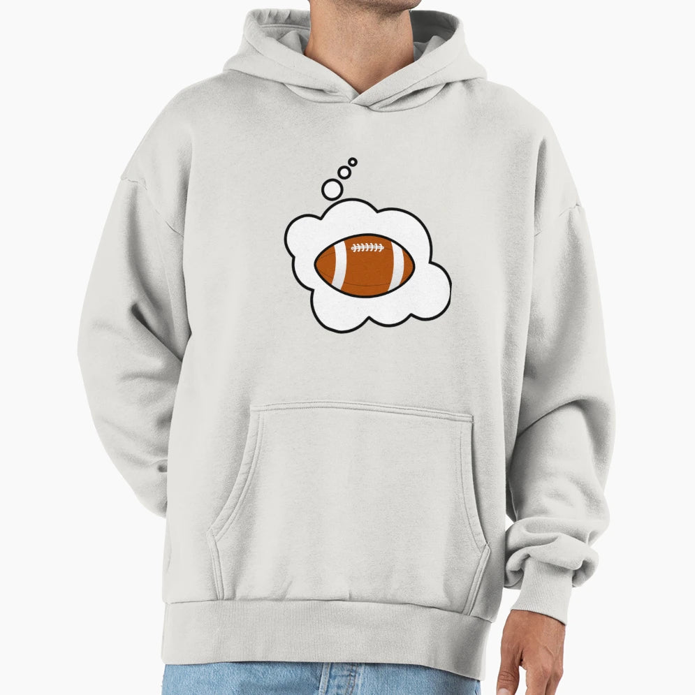 Football Hoodie - Minimalist Print Men Women - T-Shirt, Sweatshirt, Hoodie