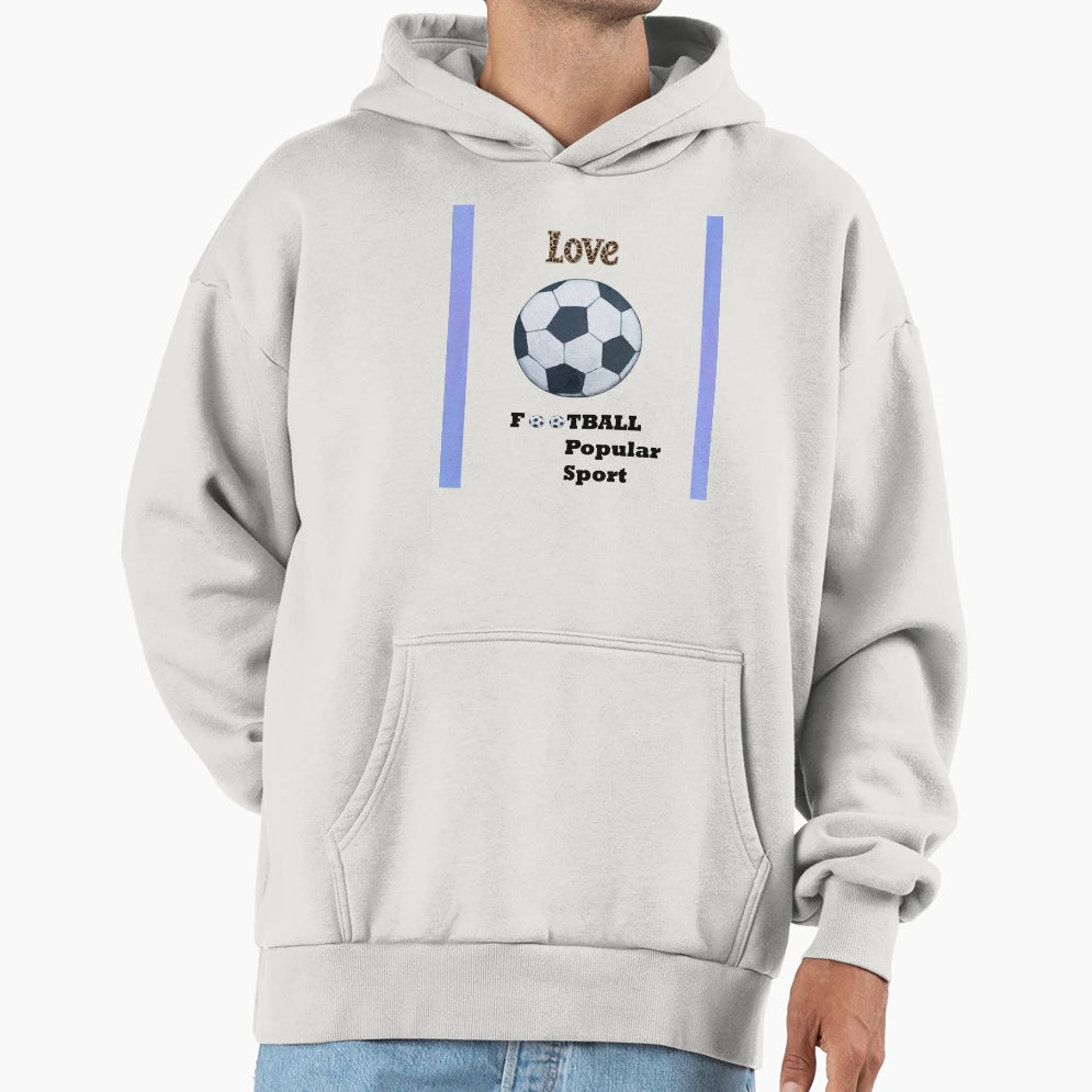Popular Football Sport Hoodie - Casual Everyday Wear for Adults - T-Shirt, Sweatshirt, Hoodie