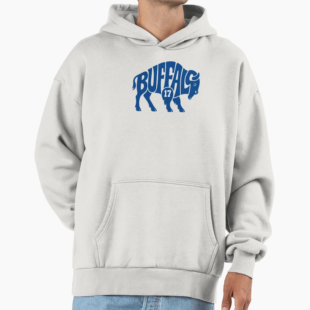 Buffalo 17 Hoodie - Custom Art Print Men Women - T-Shirt, Sweatshirt, Hoodie