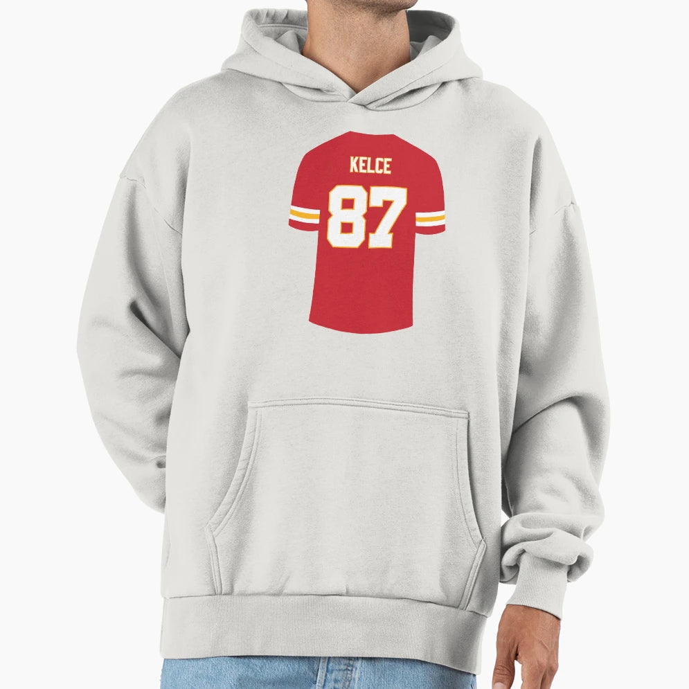 Kelce 87 Hoodie - Trendy Graphic Men Women - T-Shirt, Sweatshirt, Hoodie