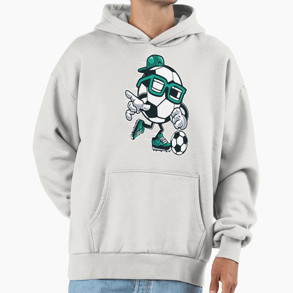 Street Soccer Hoodie - Fun Novelty Design Unisex - T-Shirt, Sweatshirt, Hoodie