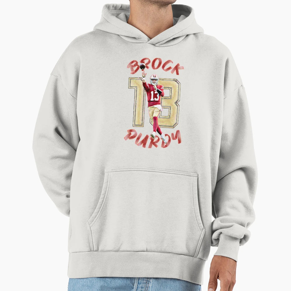 Brock Purdyfootball Hoodie - Streetwear Style Men Women - T-Shirt, Sweatshirt, Hoodie