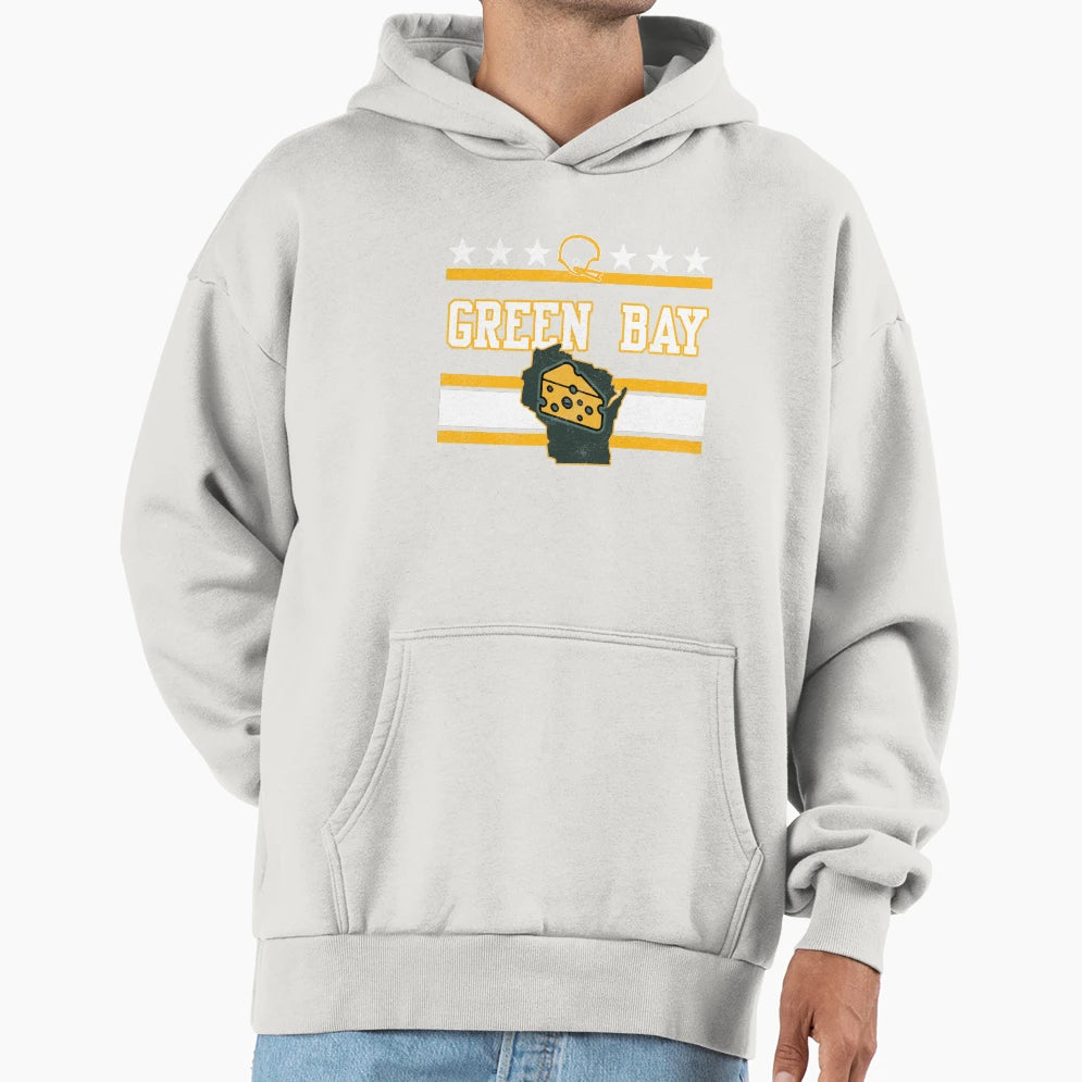 Green Bay Football Hoodie - Trendy Graphic Men Women - T-Shirt, Sweatshirt, Hoodie