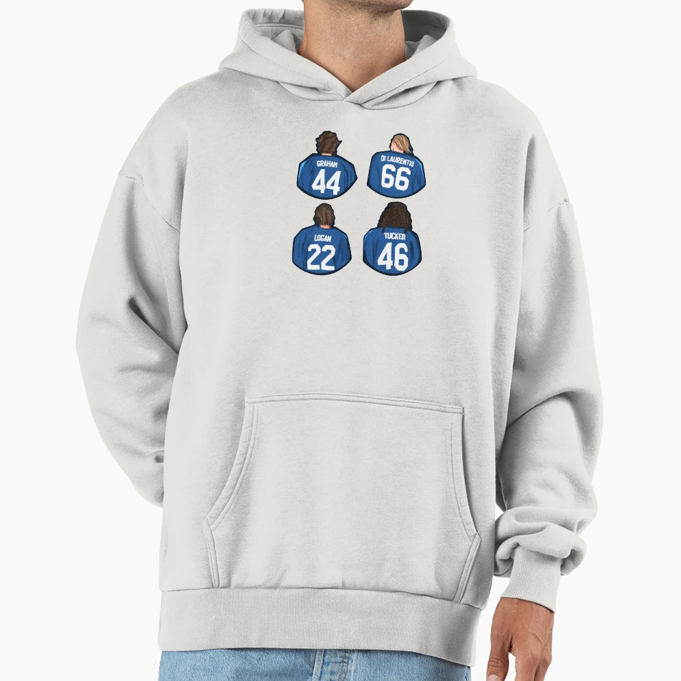 Off Campus Hoodie - Graphic Print Unisex - T-Shirt, Sweatshirt, Hoodie