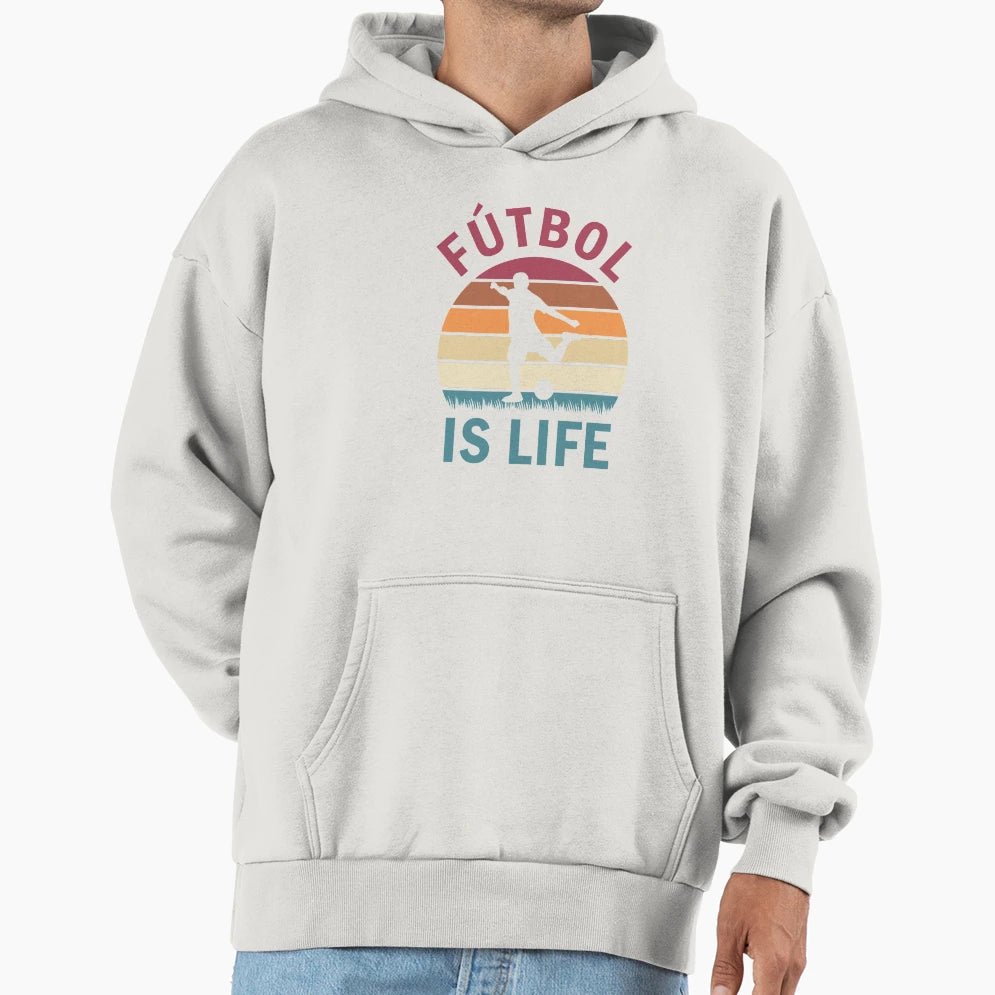 F Tbol Is Life Football And Soccer Hoodie - Minimalist Print for Adults - T-Shirt, Sweatshirt, Hoodie