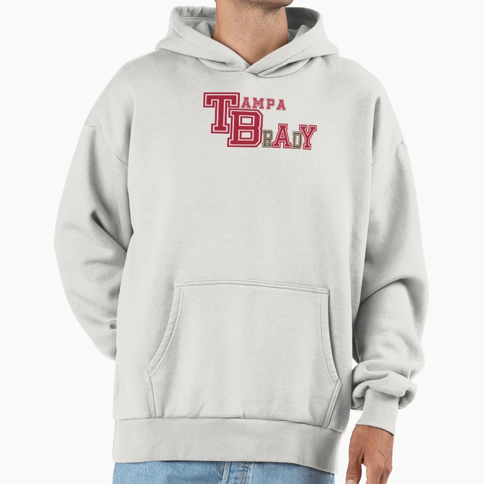 Tampa Brady Hoodie - Minimalist Print Unisex - T-Shirt, Sweatshirt, Hoodie