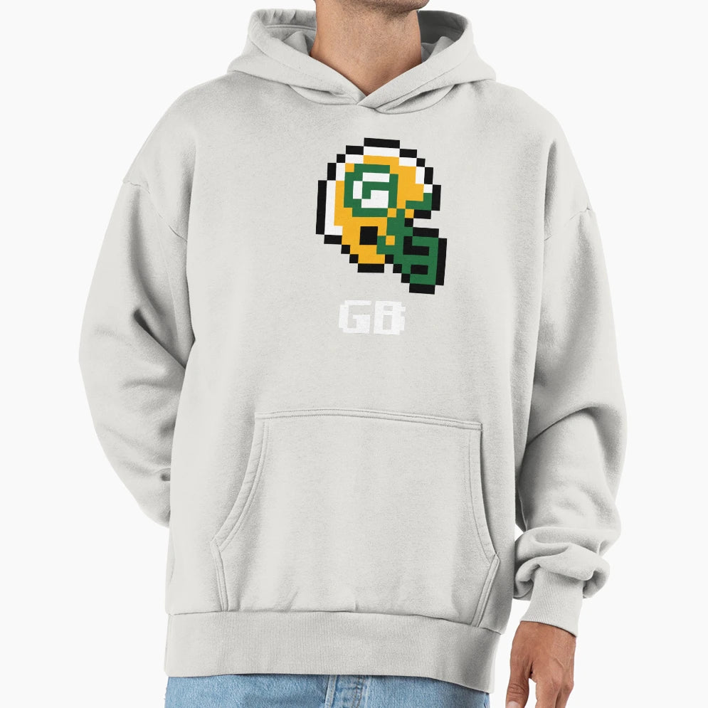 Green Bay Packers Tecmo Super Bowl Hoodie - Novelty Apparel Unisex - T-Shirt, Sweatshirt, Hoodie