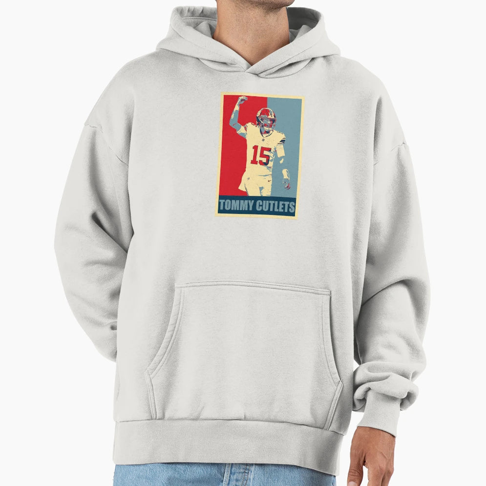 Quarterback Sports 15 Player Hoodie - Minimalist Print for Adults - T-Shirt, Sweatshirt, Hoodie