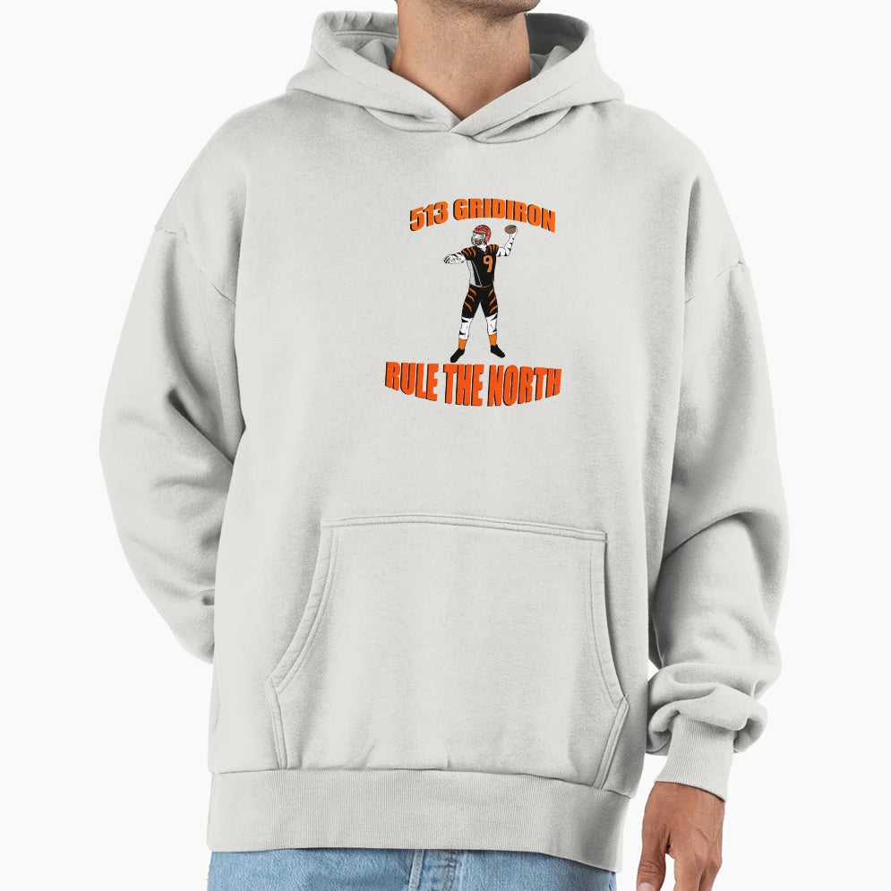 513 Gridiron Hoodie - Trendy Graphic for Adults - T-Shirt, Sweatshirt, Hoodie
