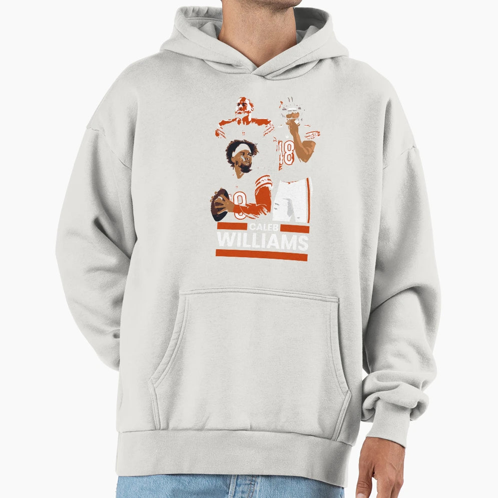 Da Bears Inspired CW Chicago Qb 18 Hoodie - Custom Art Print Men Women - T-Shirt, Sweatshirt, Hoodie