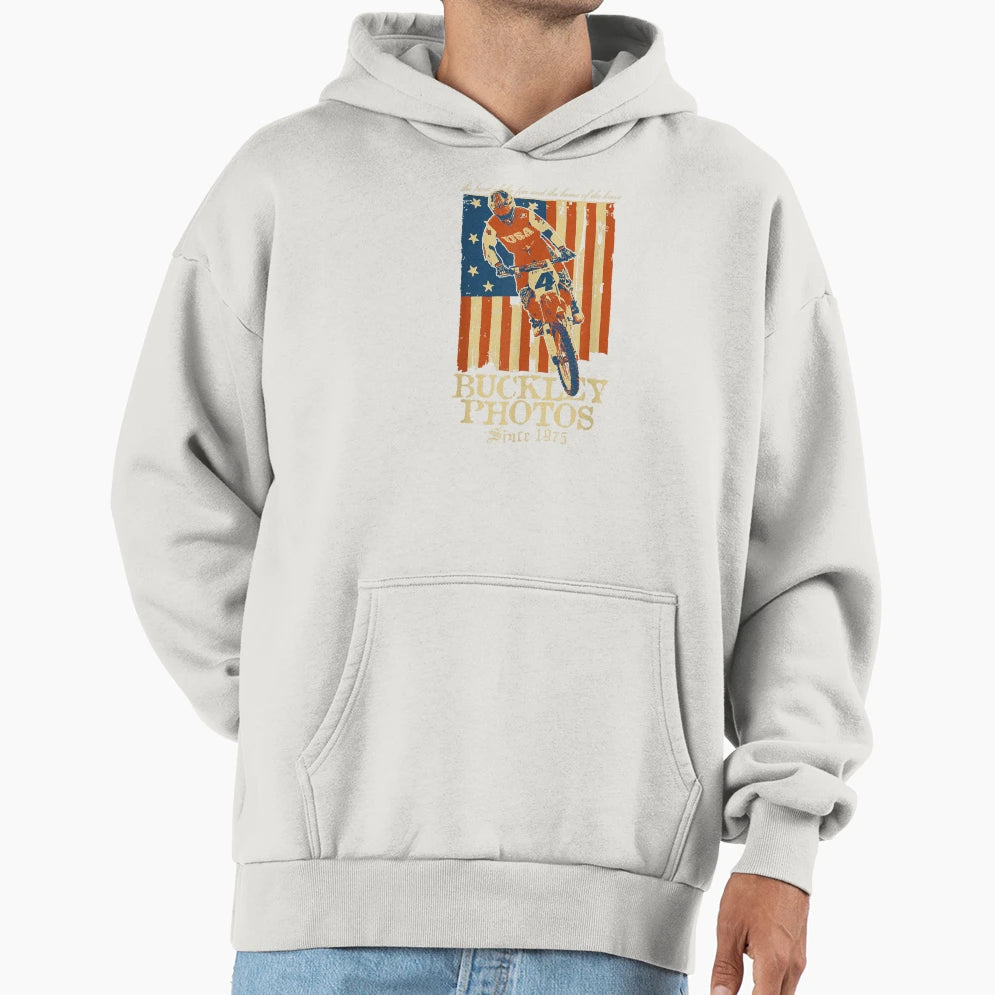 Buckley Old Glory T-Shirt - Graphic Print Men Women - T-Shirt, Sweatshirt, Hoodie