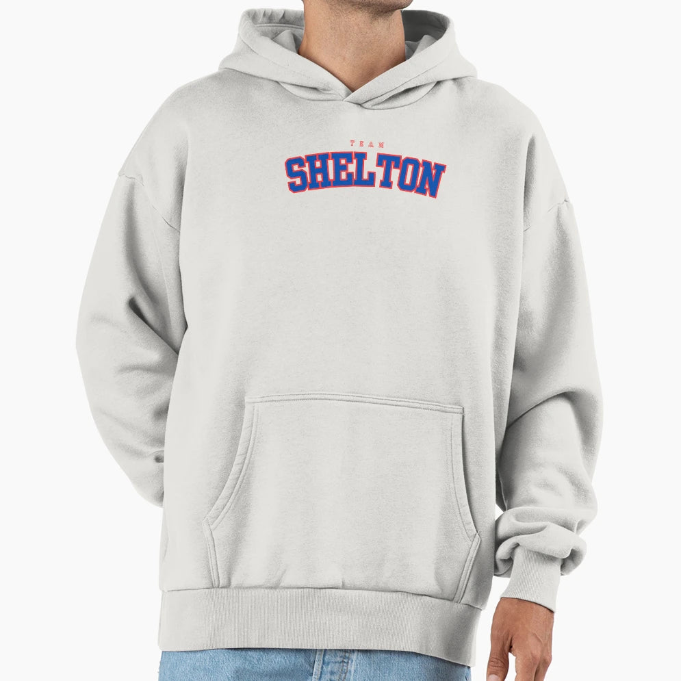 Team Shelton Tennis Players Team Hoodie - Fun Novelty Design for Adults - T-Shirt, Sweatshirt, Hoodie